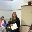 Hónap diákjai októberi  ünnepség