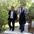 Cserna Gábor polgármester városnézőben