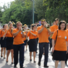 Mazsorettek és fúvós zene