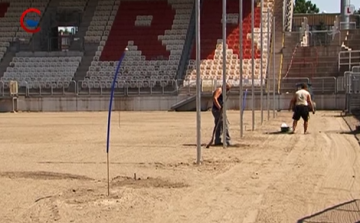 Elkészül a stadion- DSTV videóval