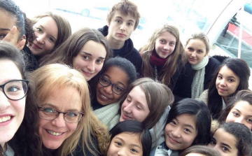 Francia diákok a Gárdonyiban