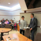 Hónap diákjai októberi  ünnepség