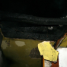 Lángolt a lakóház teteje