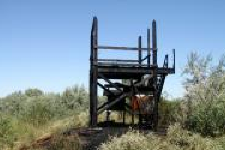 Madármegfigyelő állomás égett Dinnyés közelében 