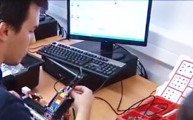 Robotokat építettek a Főiskolán - DSTV videóval