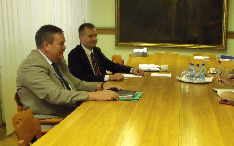  Cserna Gábor polgármester vendége Evgeny Tankhilevich volt