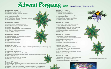 Adventi forgatag- programok minden mennyiségben