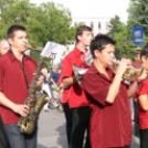 Mazsorettek és fúvós zene