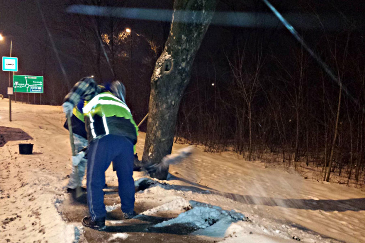 Az utak tisztítása és síkosság mentesítés