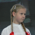 Móricz iskolások szereplése a Főtér avatásán