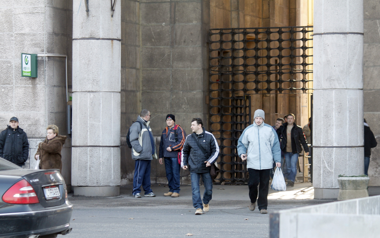Orosz szakszervezeti vezetők a Dunaferrben