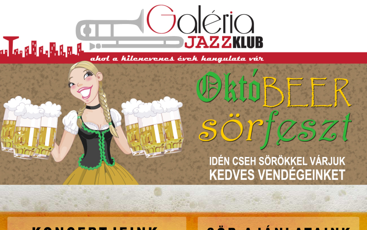 Sörfesztivál és koncert a Galériában