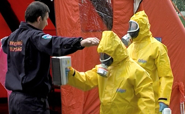 Nukleárisbaleset-elhárítási gyakorlat Pakson