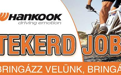 Mi kerékpározunk, a Hankook fizet
