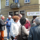 Együtt 2014 kampány-körút  a bejáratnál Gombossal