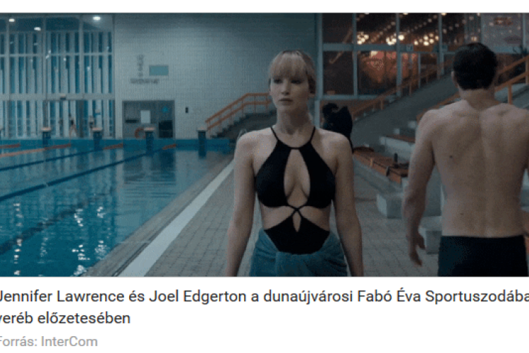 Kémfilmet forgattak az uszodánkban