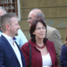 Sándor Frigyes szobrának leleplezése