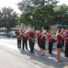 Mazsorettek és fúvós zene