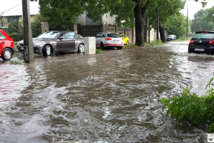 Elöntötte a víz Újpestet