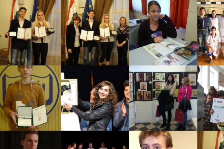 A hónap diákja verseny győztesei