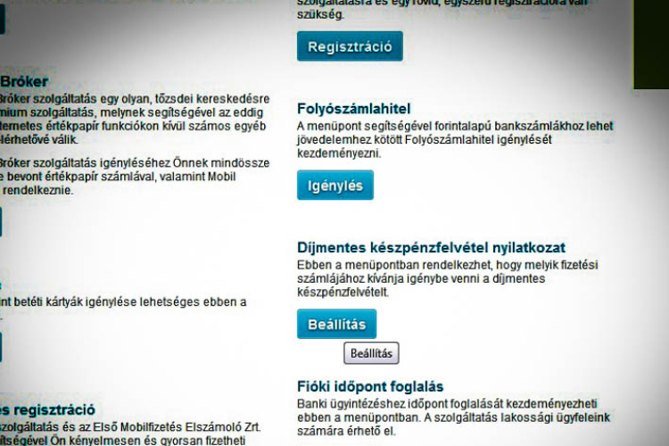 Havi kétszeri ingyenes készpénz felvétel